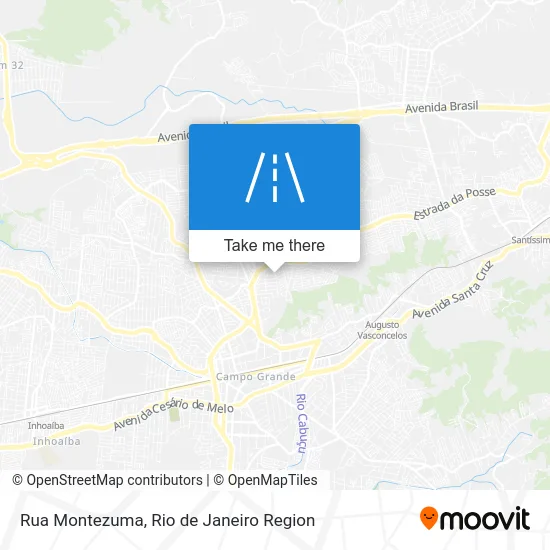 Rua Montezuma map