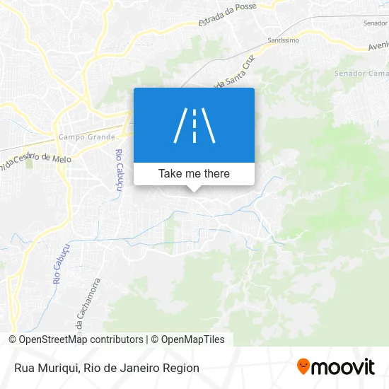 Rua Muriqui map