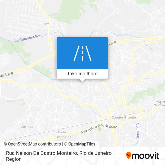 Rua Nelson De Castro Monteiro map