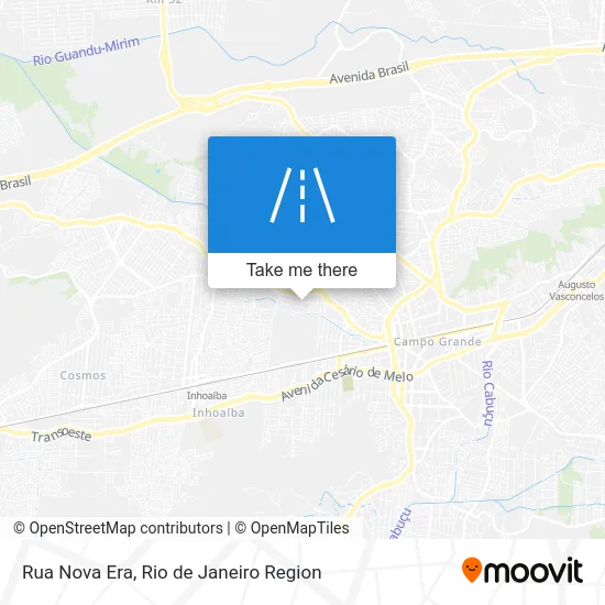 Rua Nova Era map