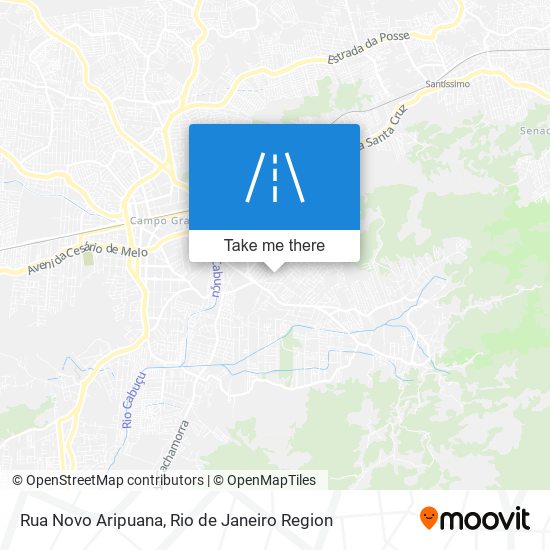 Mapa Rua Novo Aripuana
