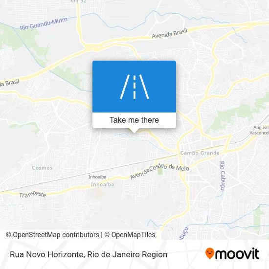 Rua Novo Horizonte map