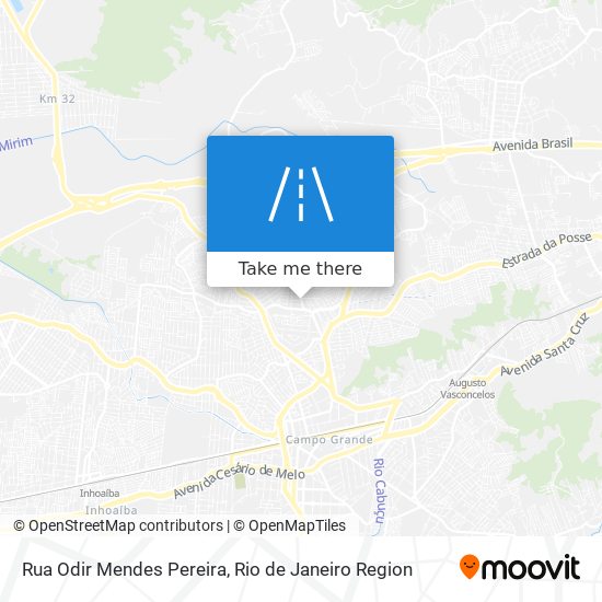 Rua Odir Mendes Pereira map