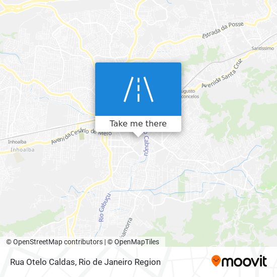 Mapa Rua Otelo Caldas