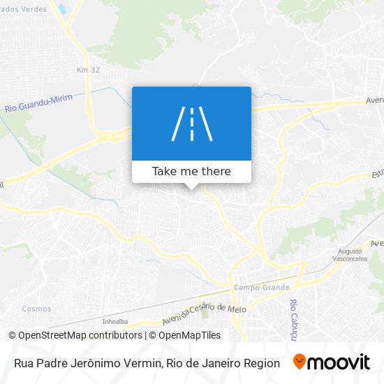 Rua Padre Jerônimo Vermin map