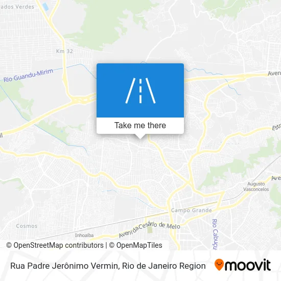 Rua Padre Jerônimo Vermin map