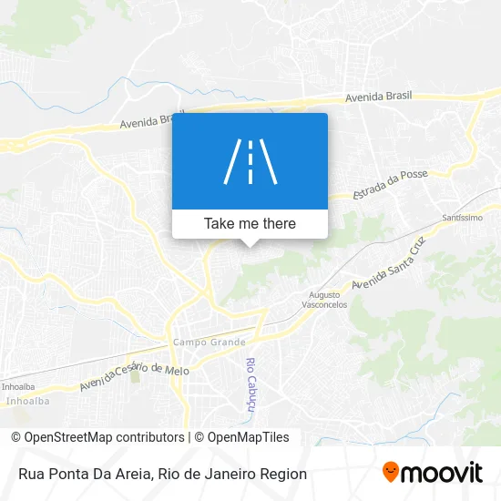 Rua Ponta Da Areia map