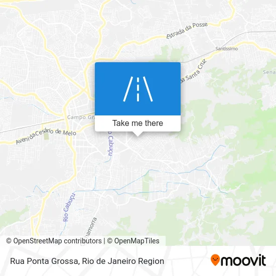 Rua Ponta Grossa map