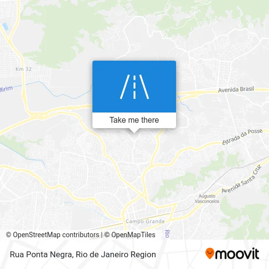 Rua Ponta Negra map