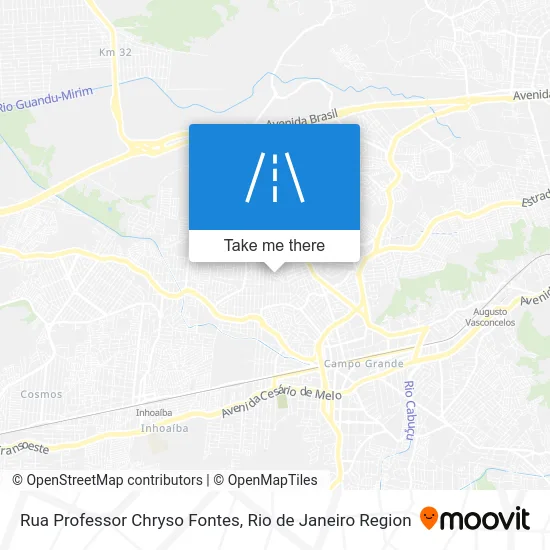 Rua Professor Chryso Fontes map