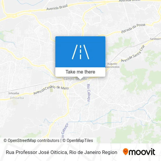 Rua Professor José Oiticica map