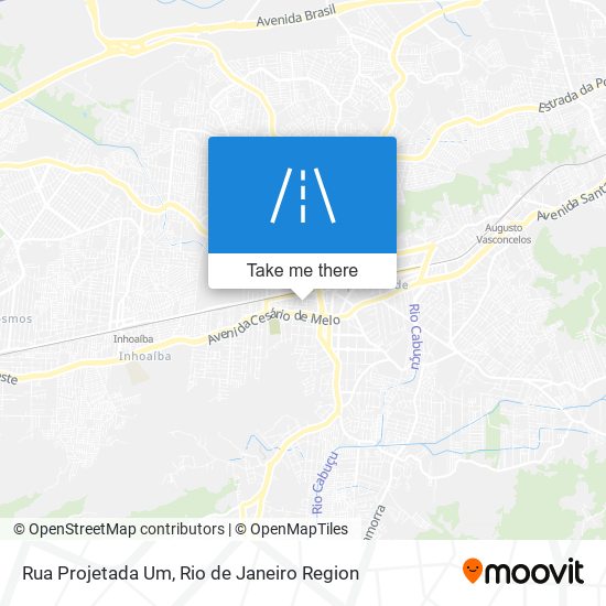 Rua Projetada Um map