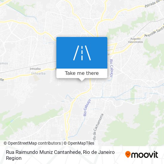 Mapa Rua Raimundo Muniz Cantanhede
