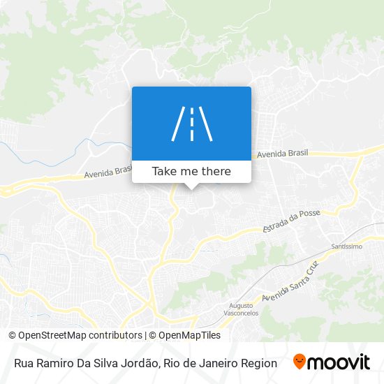 Rua Ramiro Da Silva Jordão map