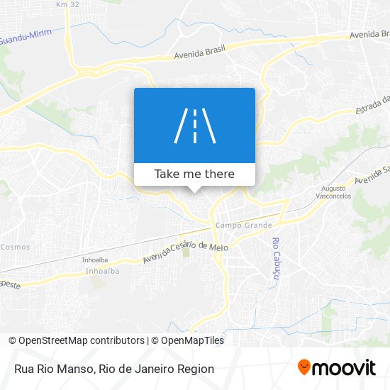 Mapa Rua Rio Manso