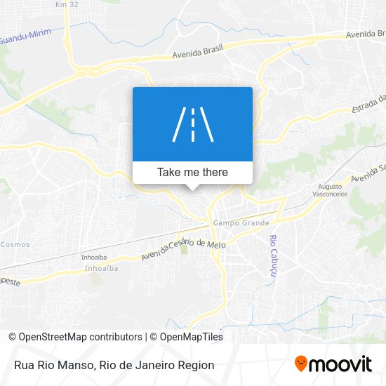 Rua Rio Manso map