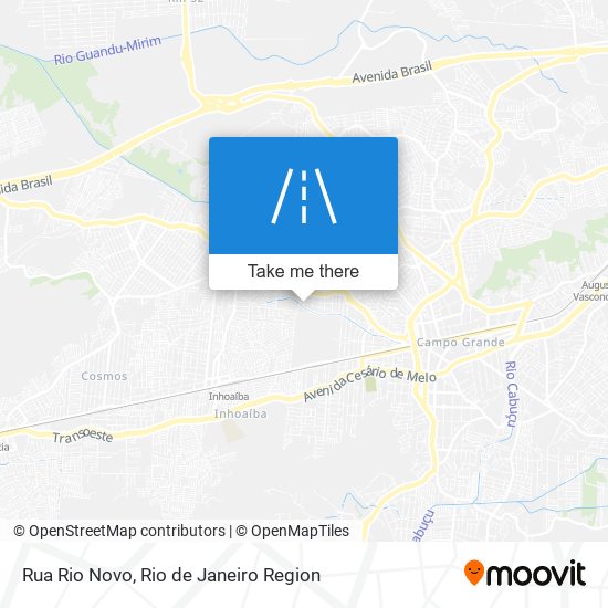 Rua Rio Novo map