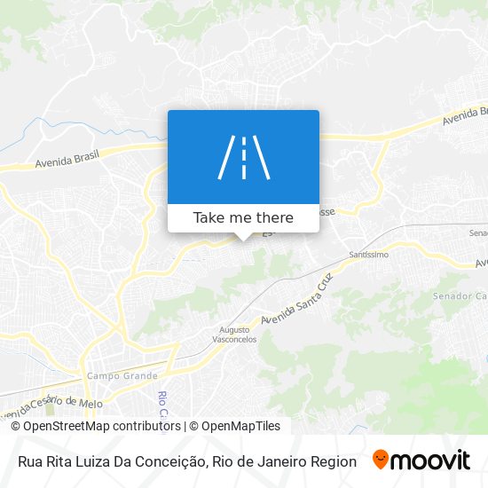 Mapa Rua Rita Luiza Da Conceição