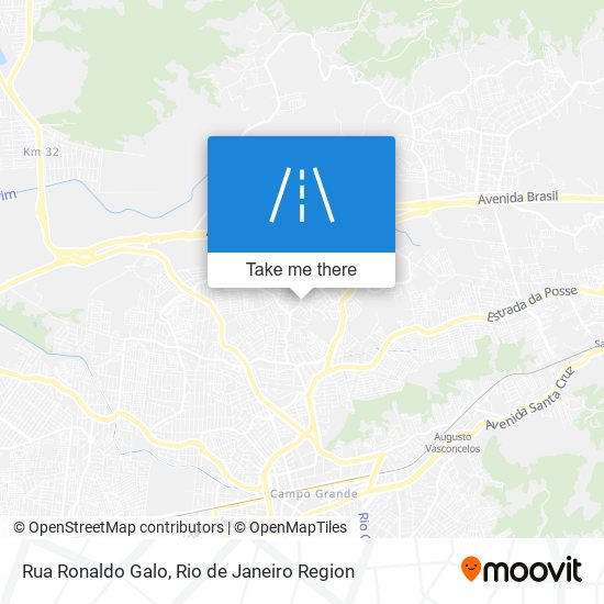 Mapa Rua Ronaldo Galo