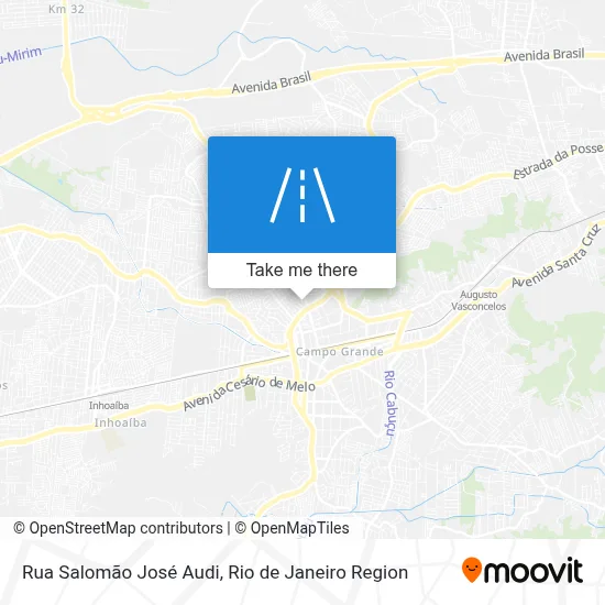 Rua Salomão José Audi map