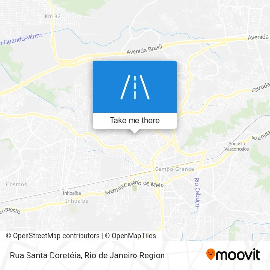 Rua Santa Doretéia map