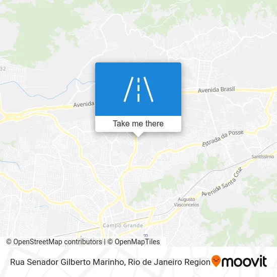 Rua Senador Gilberto Marinho map