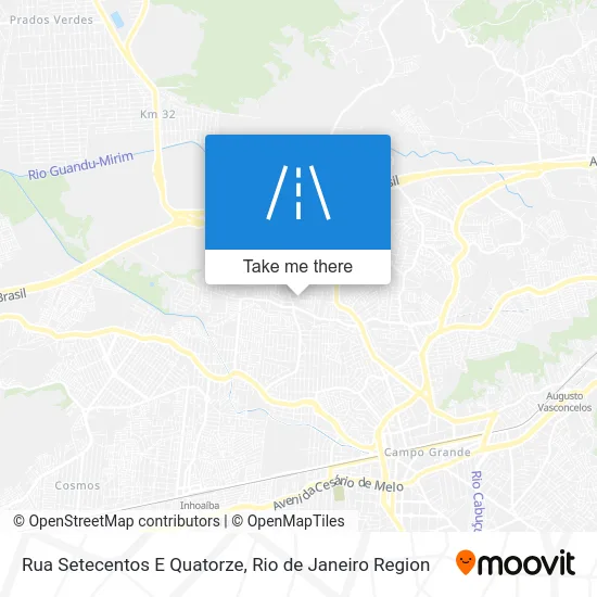Rua Setecentos E Quatorze map