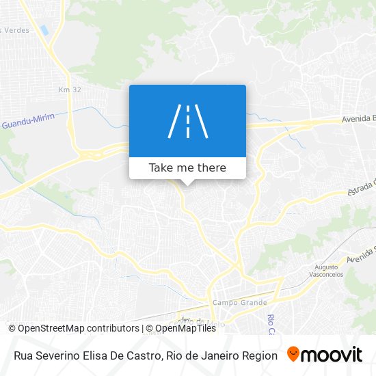 Rua Severino Elisa De Castro map