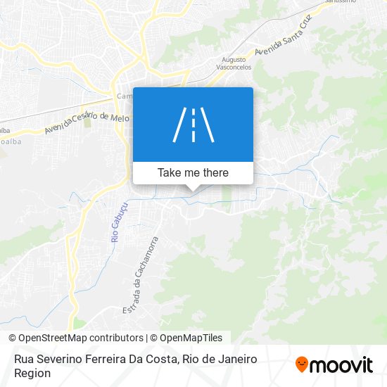 Rua Severino Ferreira Da Costa map