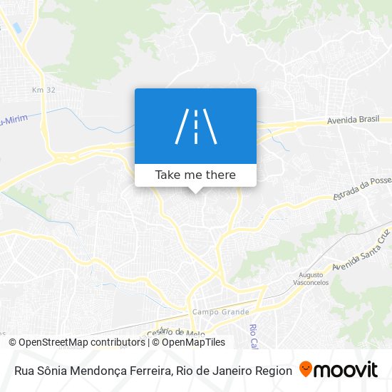 Mapa Rua Sônia Mendonça Ferreira
