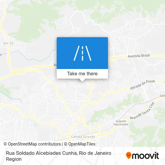 Rua Soldado Alcebíades Cunha map