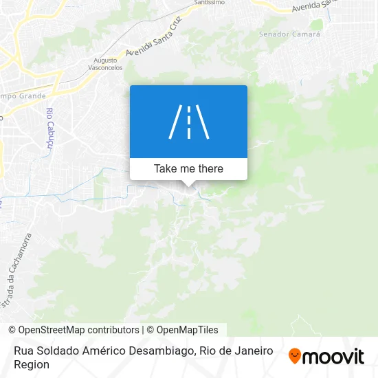 Rua Soldado Américo Desambiago map