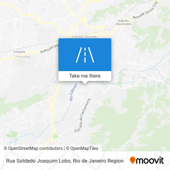 Rua Soldado Joaquim Lobo map