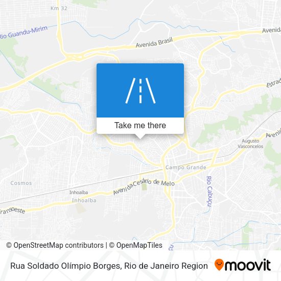 Rua Soldado Olímpio Borges map