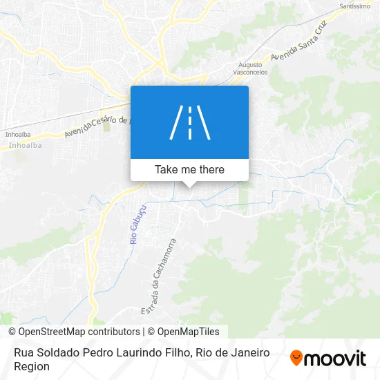 Rua Soldado Pedro Laurindo Filho map