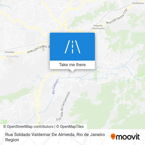 Rua Soldado Valdemar De Almeida map