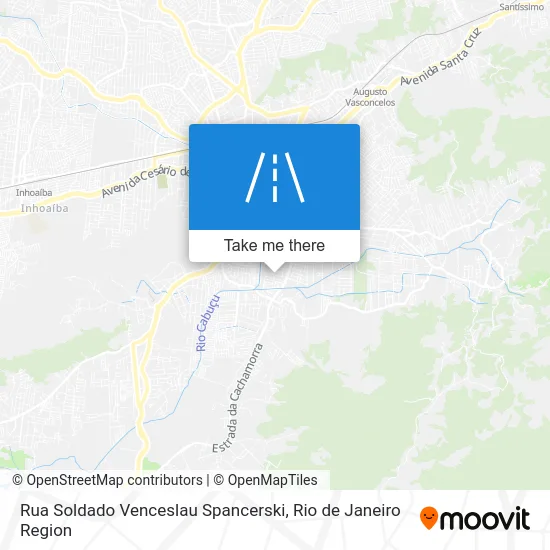 Rua Soldado Venceslau Spancerski map
