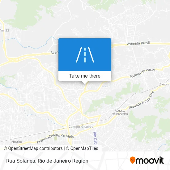 Rua Solânea map