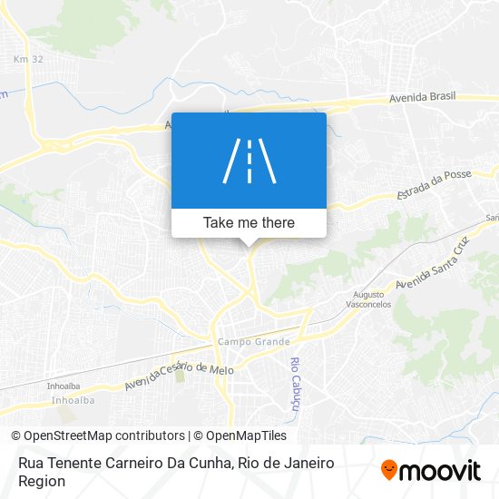 Mapa Rua Tenente Carneiro Da Cunha