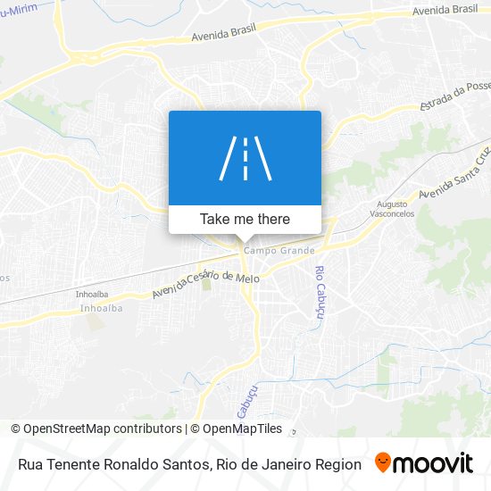 Rua Tenente Ronaldo Santos map