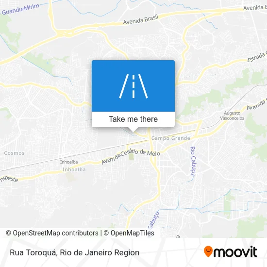Rua Toroquá map