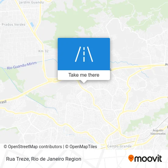 Rua Treze map