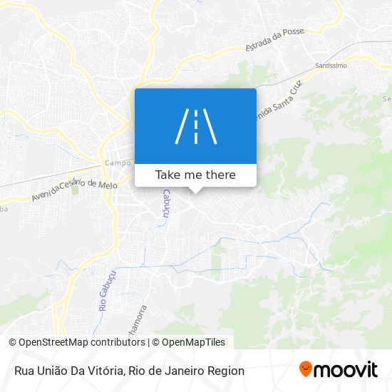 Mapa Rua União Da Vitória