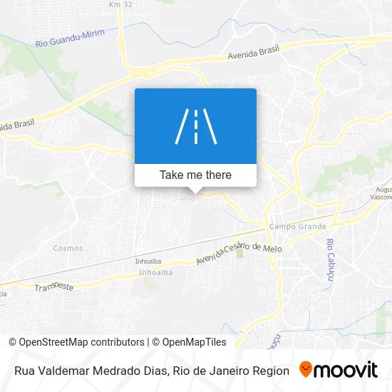 Rua Valdemar Medrado Dias map