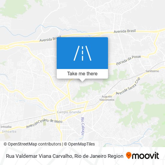 Mapa Rua Valdemar Viana Carvalho