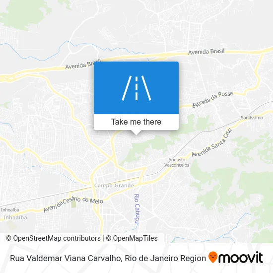 Rua Valdemar Viana Carvalho map