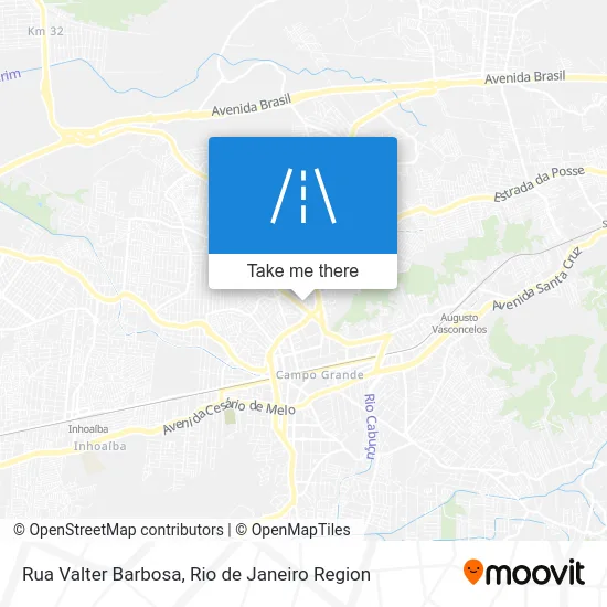 Rua Valter Barbosa map