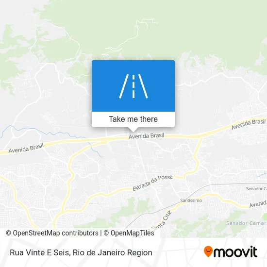 Rua Vinte E Seis map