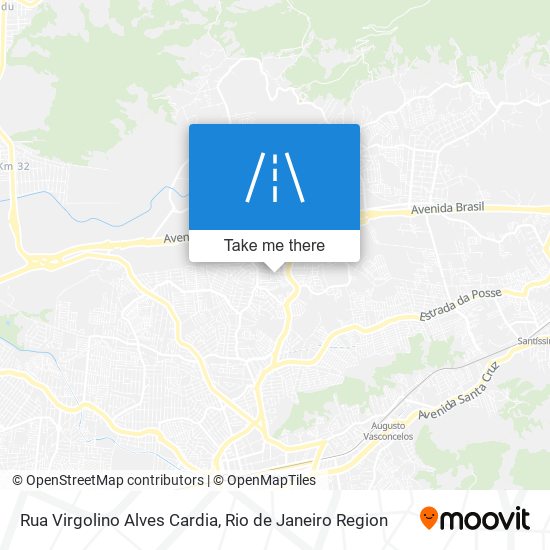 Rua Virgolino Alves Cardia map