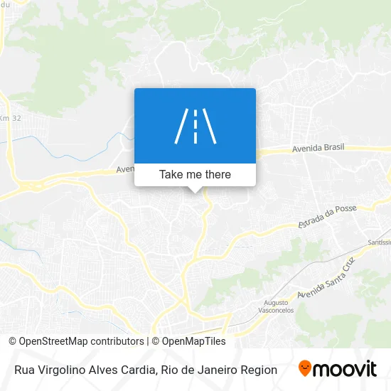 Rua Virgolino Alves Cardia map